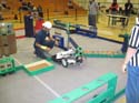 Competition Day - Academy of Science & Technology dock the Mobile Recall Trailer